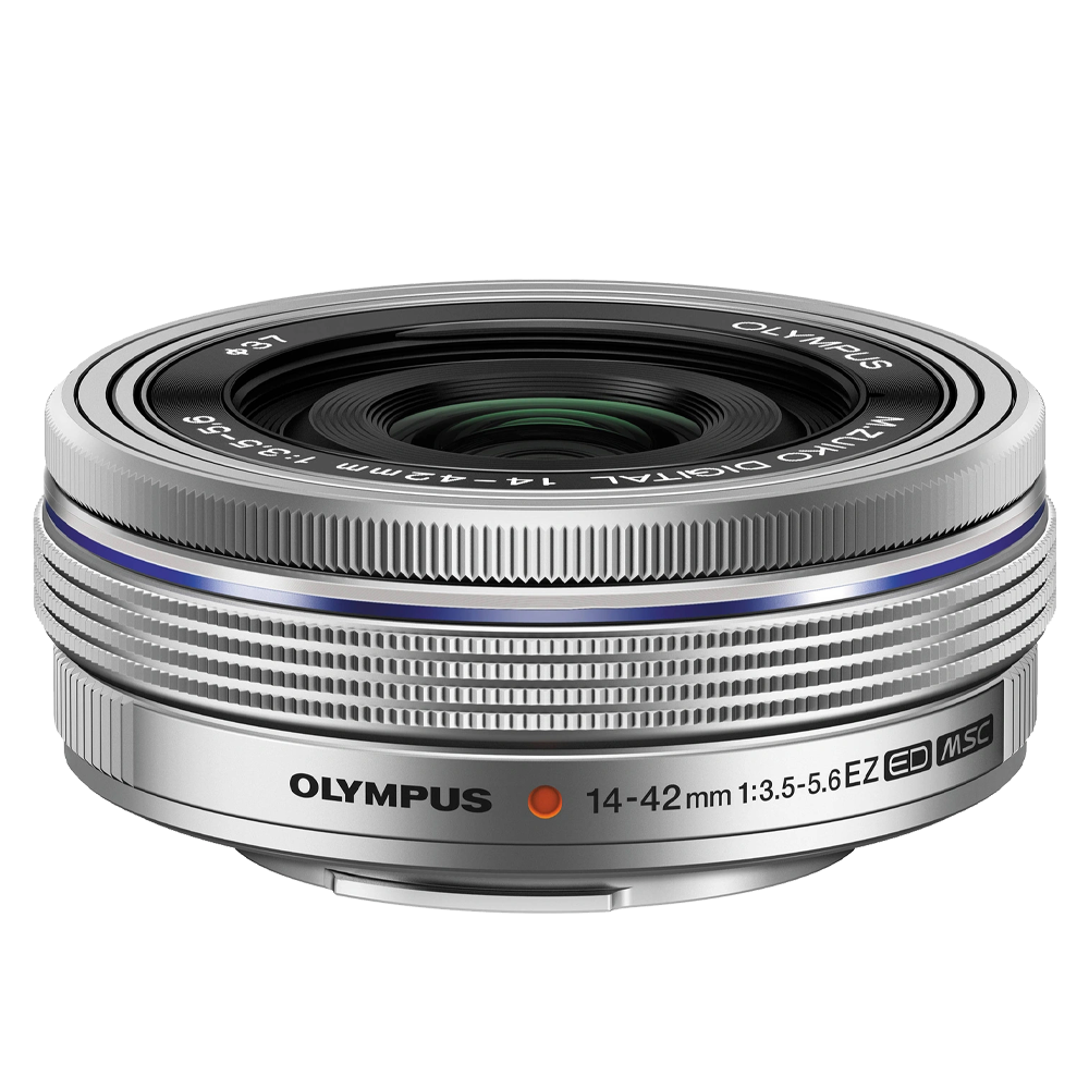 OM System 14-42mm EZ f/3.5-5.6 Pancake - Silver Online | digiDirect