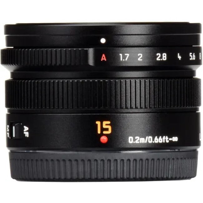 Panasonic Leica DG Summilux 15mm f/1.7 Black Online | digiDirect