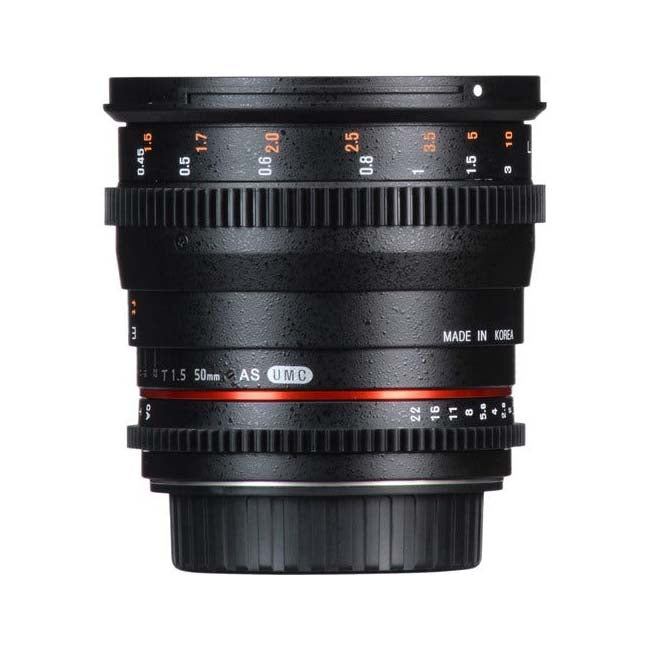 Samyang 50mm T1.5 VDSLR II Lens - Canon EF Mount Online | digiDirect