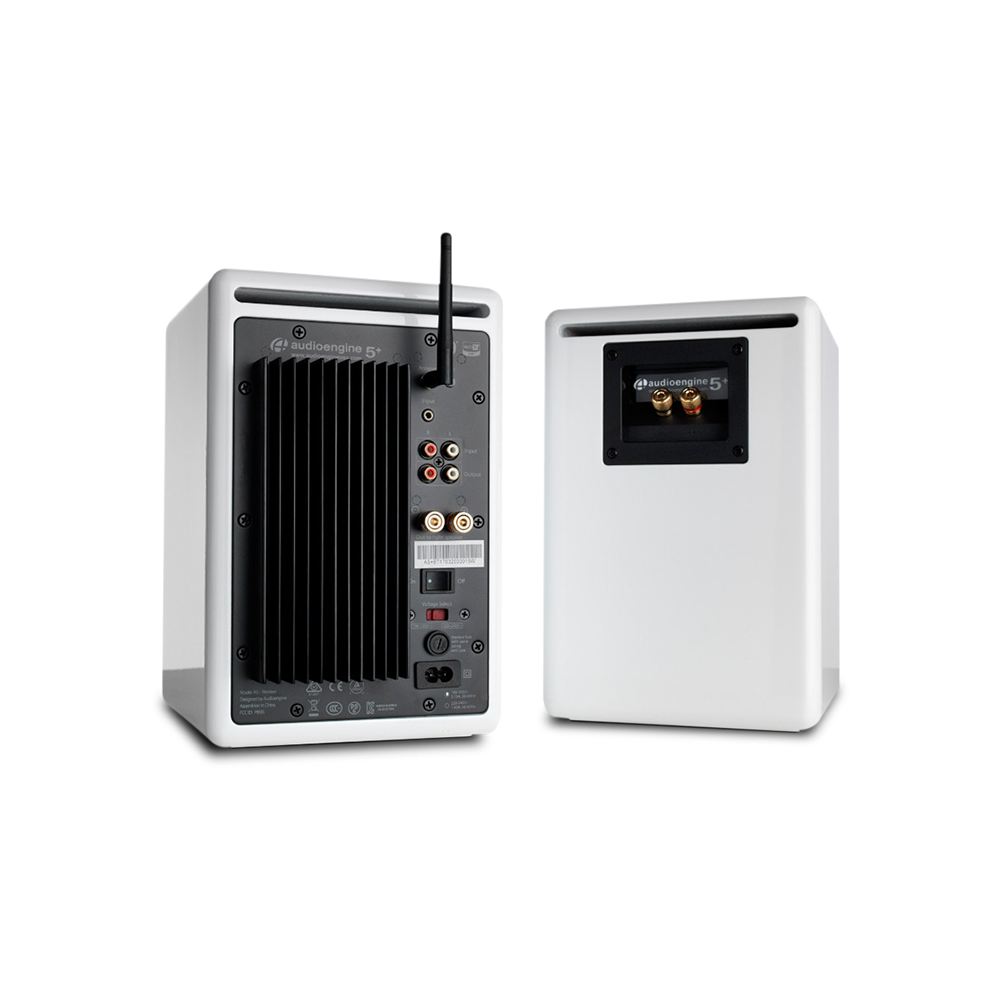 Audioengine A5+ Powered Bookshelf Speakers with S8 Subwoofer (White)
