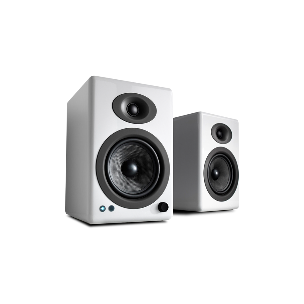 Audioengine A5+ Wireless Bookshelf Speakers with S8 Subwoofer (White)