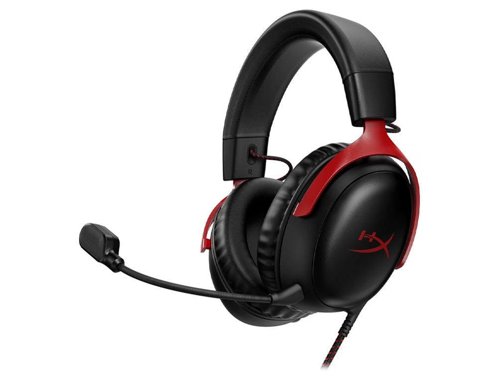HyperX Cloud III Wired Gaming Headset (Black/Red) 