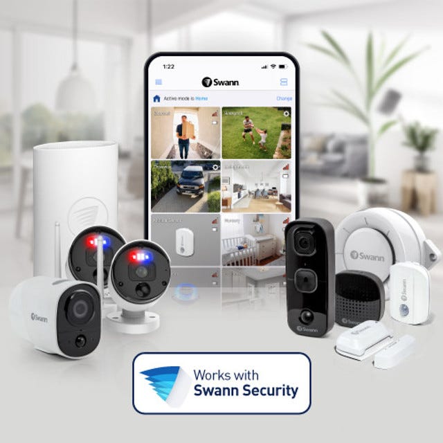 Swann 8 Camera 8 Channel 4K UHD Spotlight DVR Security System