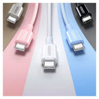 UGREEN USB-C to USB-C 3A/60W Braided Cable White 1m