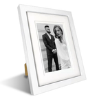Profile Framed Print - Elegant Deluxe 8x10" - White