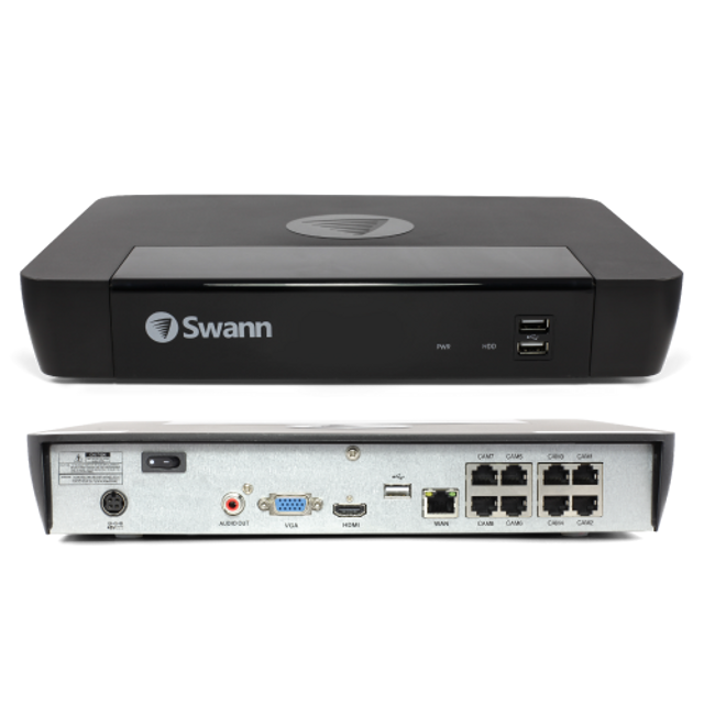 Swann Master-Series 4 Camera 8 Channel 4K NVR Security System 