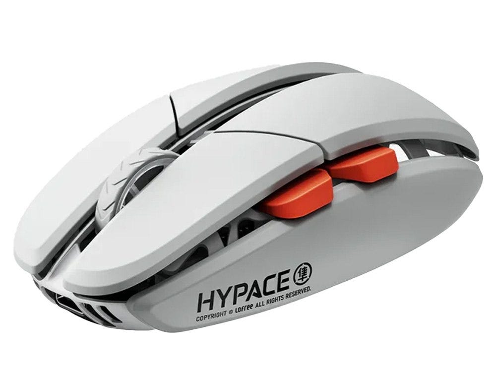 Lofree Hypace 8K Wireless Magnesium Gaming Mouse (Crayon Grey)