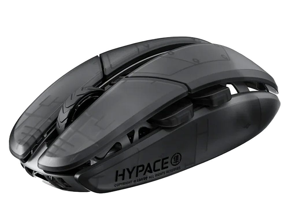Lofree Hypace 8K Wireless Magnesium Gaming Mouse (Jet Black