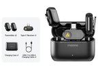 MAONO WAVE T1 MINI Wireless Microphone (2 MICS) (Type-C with Charging Case)