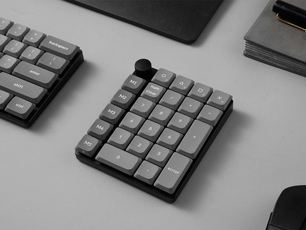 Keychron K0 Max Low-Profile Wireless Custom Number Pad (Milk POM Tactile Switch)
