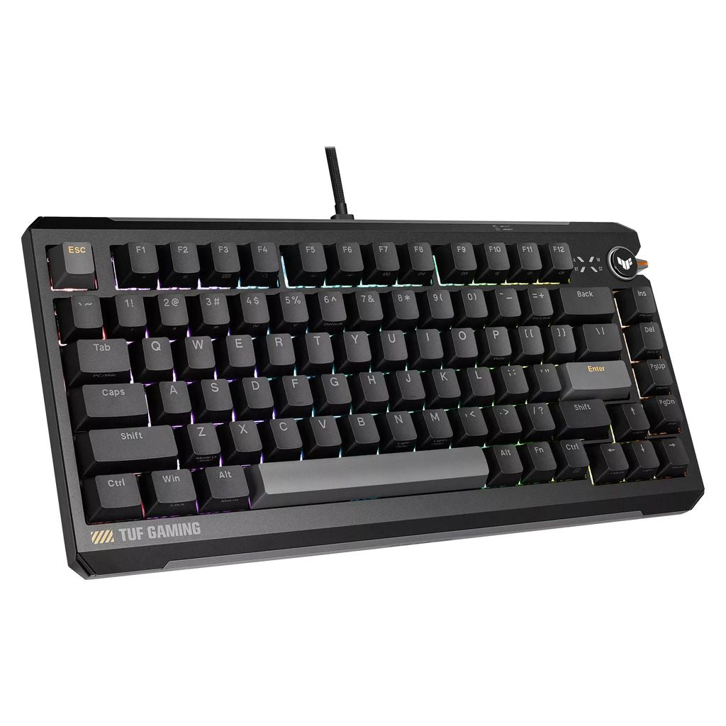 ASUS TUF Gaming K4 Magnetic 75% Hall Effect Gaming Keyboard - Black