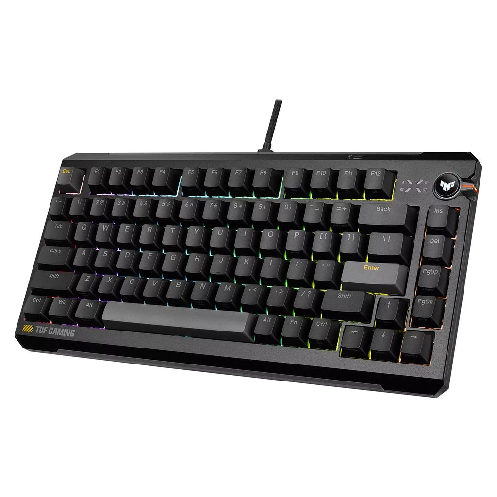 ASUS TUF Gaming K4 Magnetic 75% Hall Effect Gaming Keyboard - Black