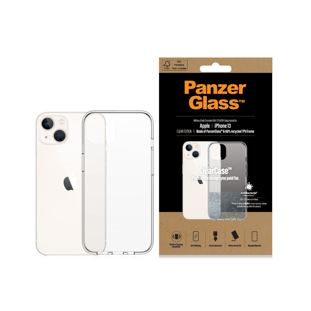 PanzerGlass ClearCase for Apple iPhone 13 Clear Frame 0313