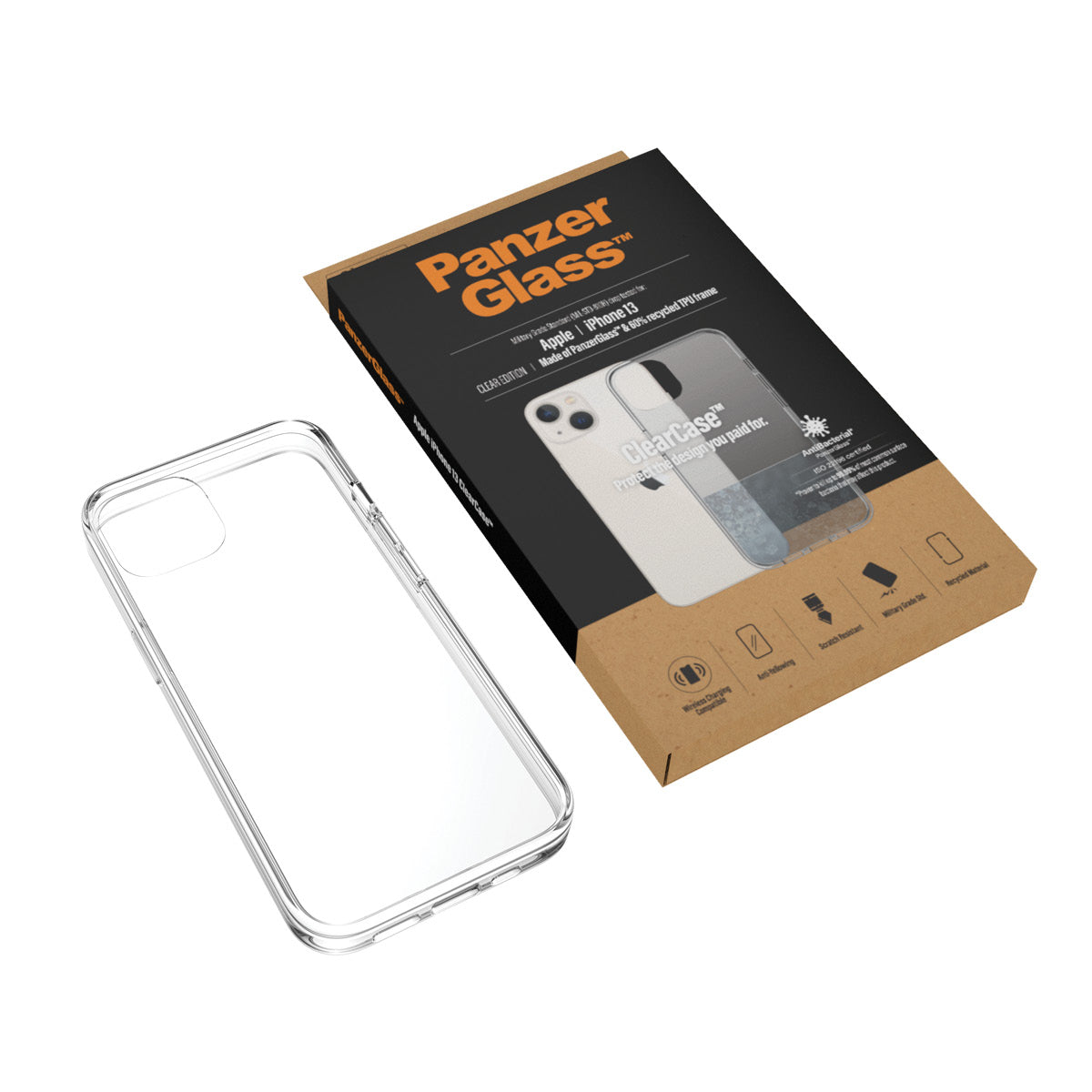 PanzerGlass ClearCase for Apple iPhone 13 Clear Frame 0313
