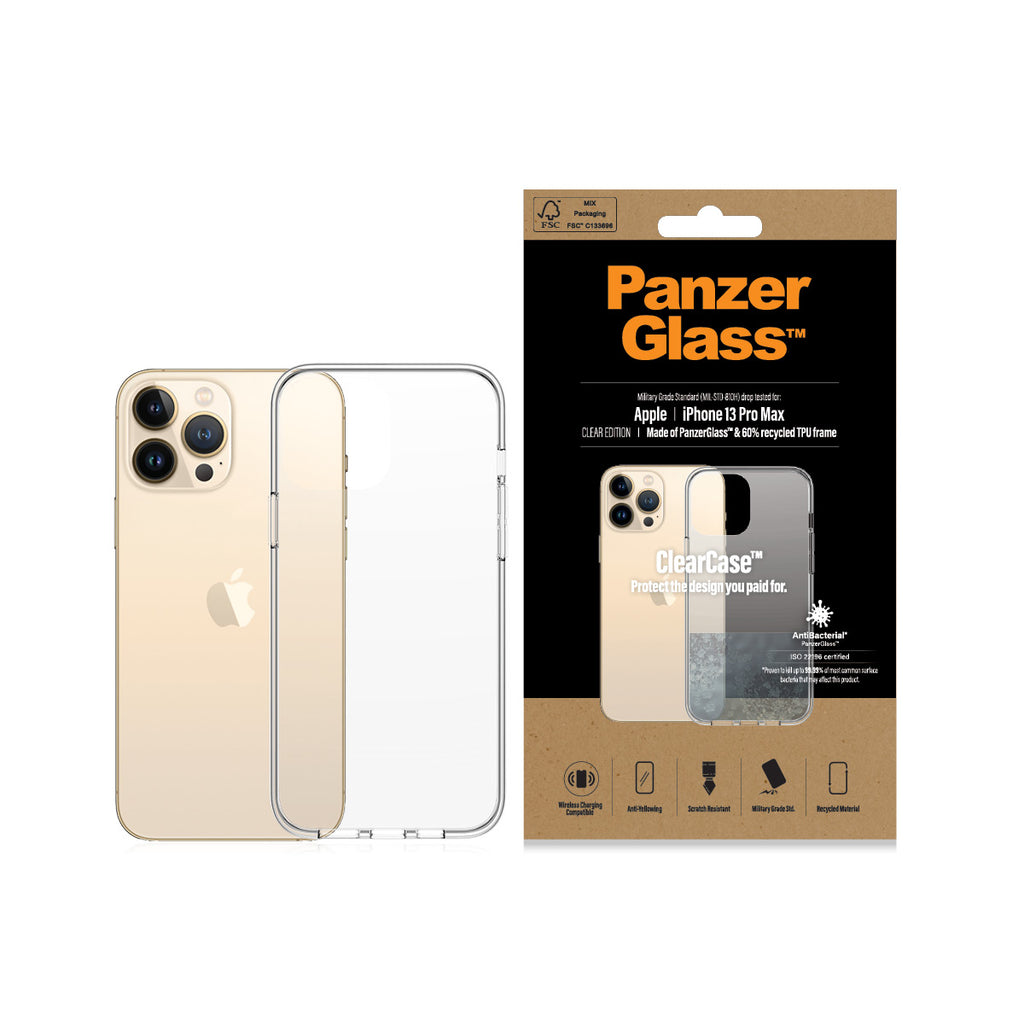 PanzerGlass ClearCase for iPhone 13 Max (Clear Frame)