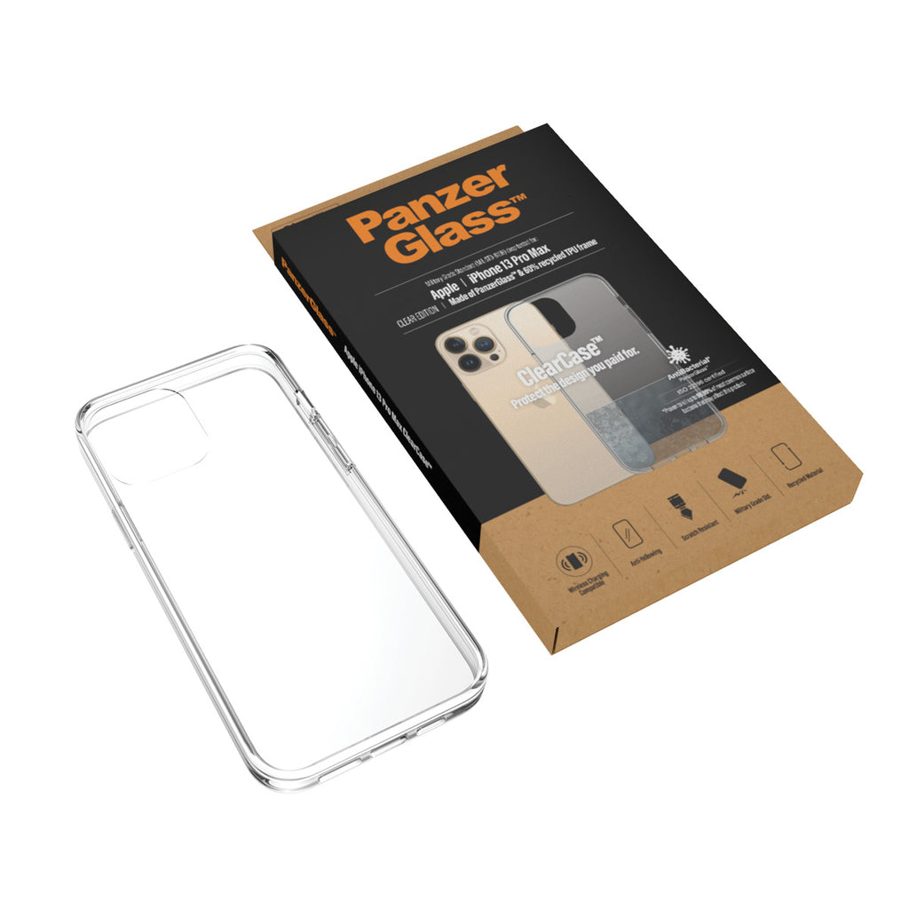 PanzerGlass ClearCase for iPhone 13 Max (Clear Frame)