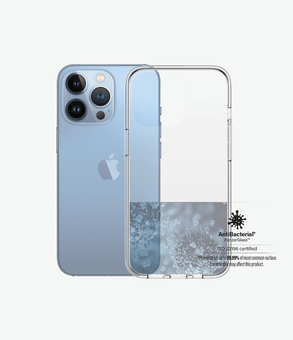 PanzerGlass ClearCase for iPhone 13 Pro (Black Frame)