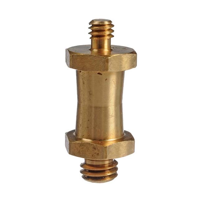 Manfrotto 037 Stud Short Hex Brass for Super Clamp System 1/4 and 3/8's