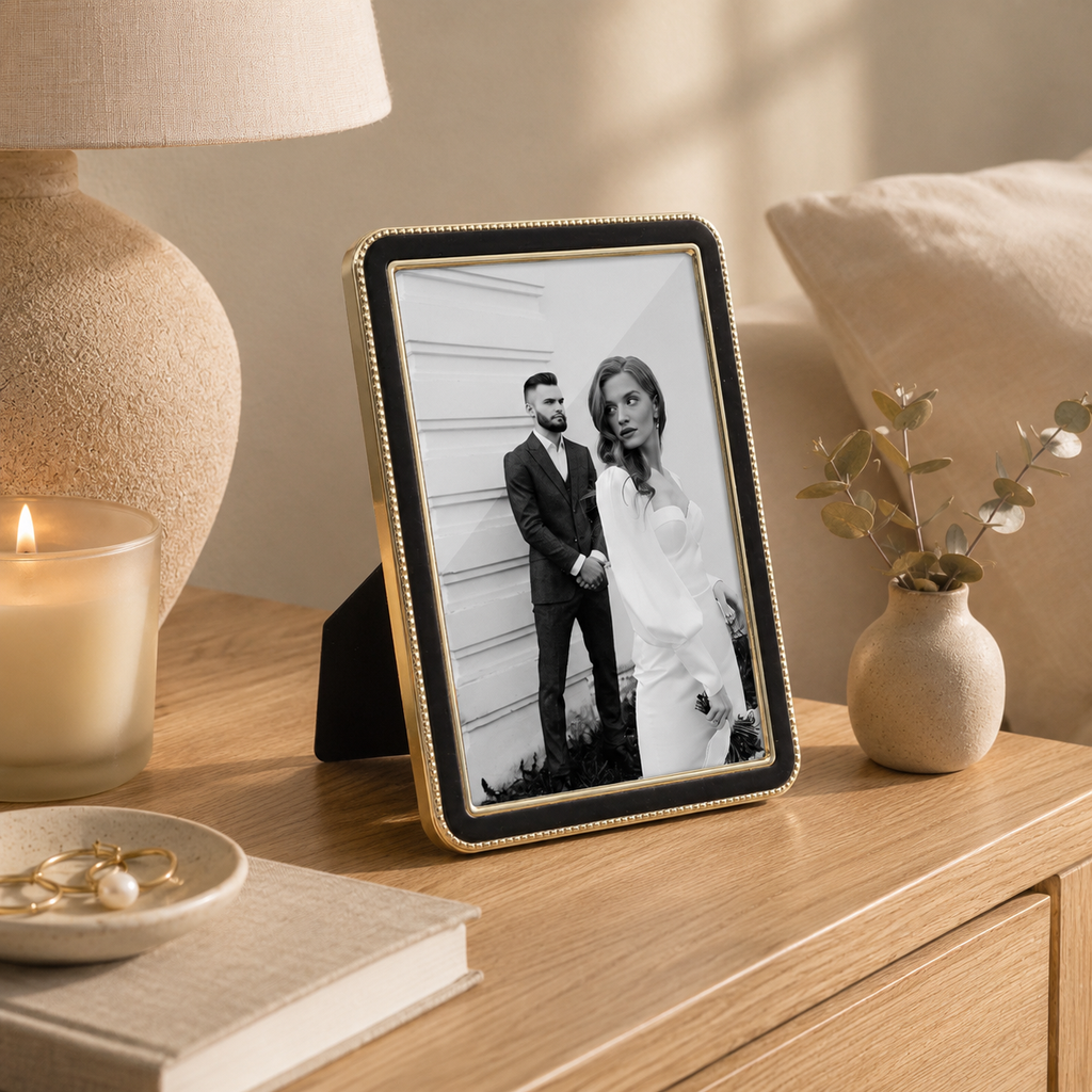 Framed Print - Heirloom 4x6" - Black & Gold