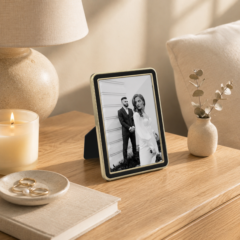 Framed Print - Heirloom 4x6" - Black & Gold