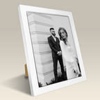 Framed Print - Elegant 4×6" White