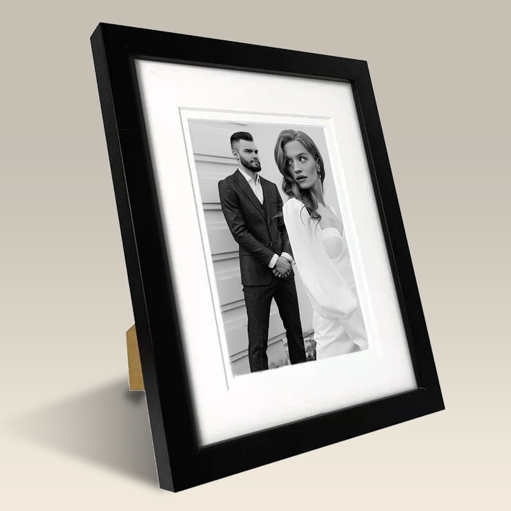 Framed Print - Elegant Deluxe 8x10" - Black