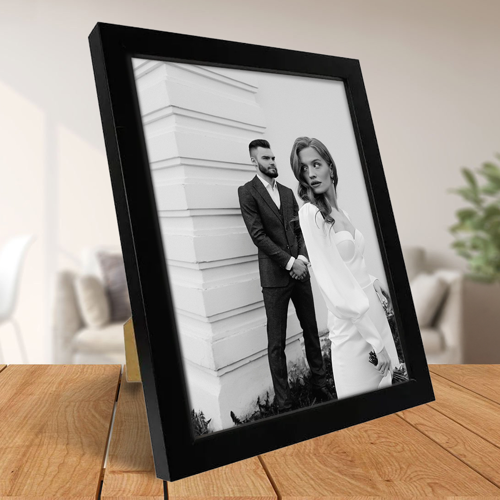 Framed Print - Elegant 5x7" Black