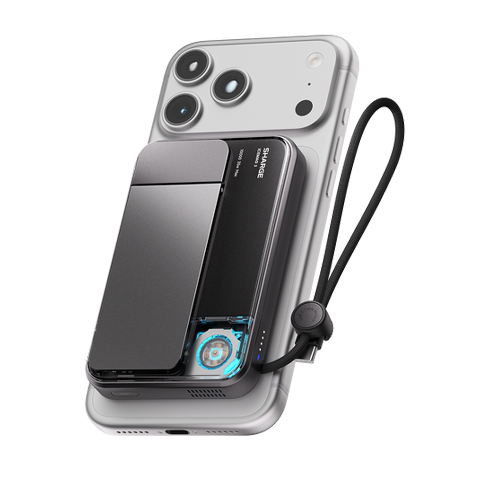 Sharge IceMag 3 Magnetic Power Bank - Black