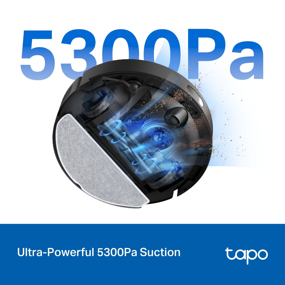 TP-LINK Tapo RV30 Max 5300Pa Hyper Suction Robot Vacuum Mop