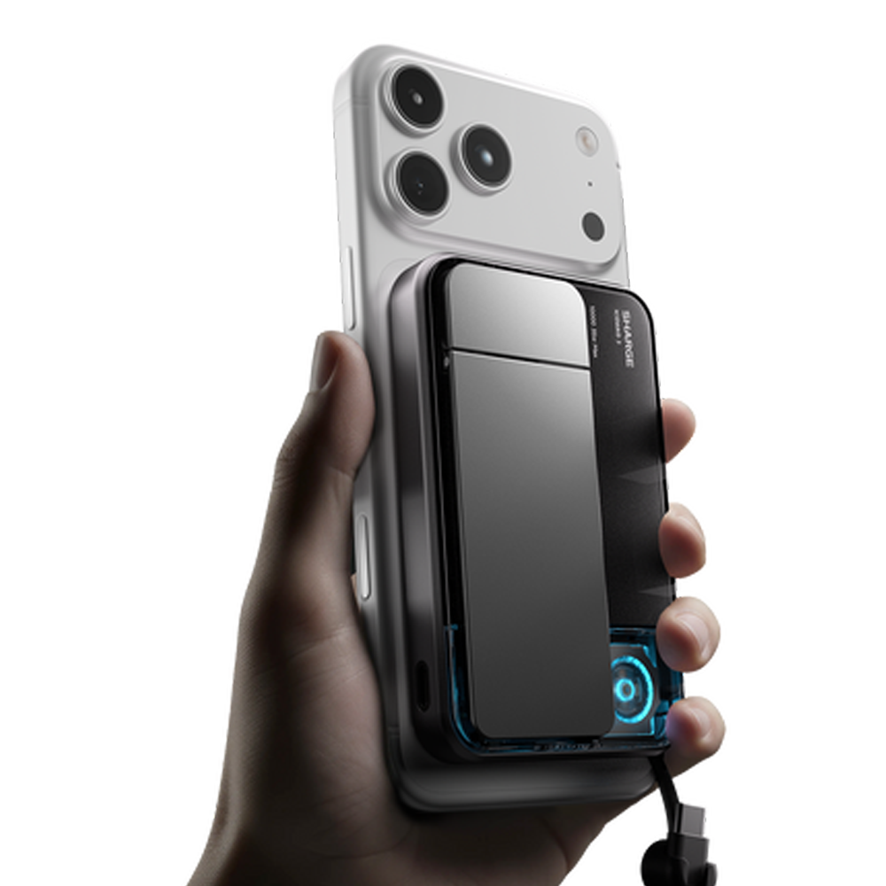 Sharge IceMag 3 Magnetic Power Bank - Black
