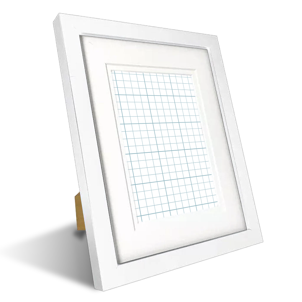 Framed Print - Elegant Deluxe 6x8" - White