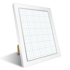 Framed Print - Elegant 4×6" White