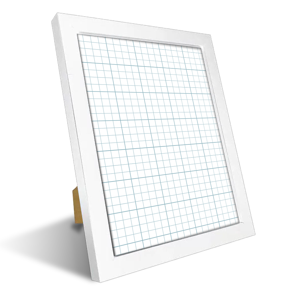 Framed Print - Elegant 5x7" - White