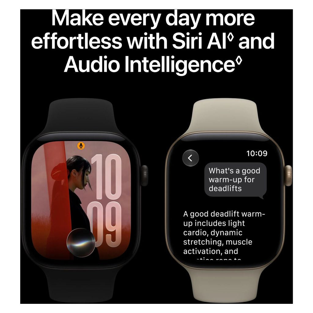 Apple Watch Series 12 46mm Dark Bronze Aluminium GPS + Cellular Sport Band (S/M)