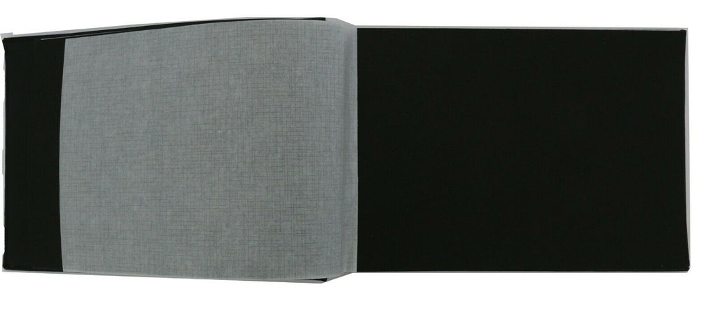 Profile - Regal Black Dry Mount Album - 50 Pages 160x240 Leather-style cover book bound