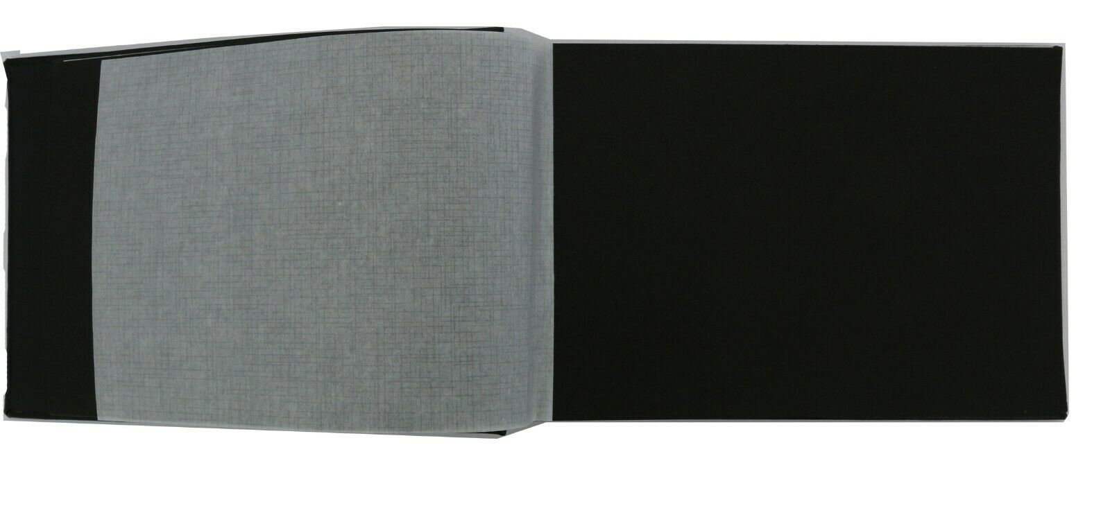 Profile - Regal Black Dry Mount Album - 50 Pages 160x240 Leather-style cover book bound