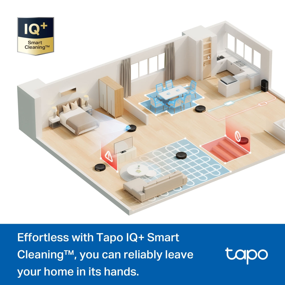 TP-LINK Tapo RV30 Max 5300Pa Hyper Suction Robot Vacuum Mop