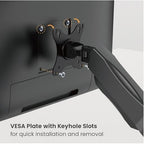Brateck Dual Economy Spring-Assisted 17"-32" Monitor Mount