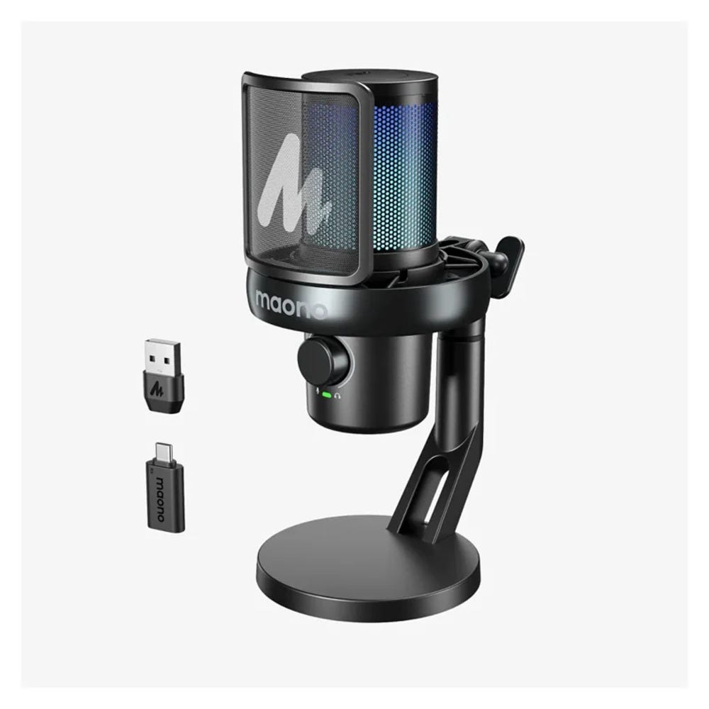 MAONO DM40 Pro USB / Wireless Desktop Gaming Microphone (Black)