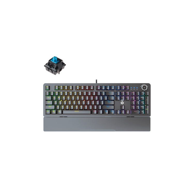 Fantech MK853 MAXPOWER RGB Gaming Mechanical Keyboard (Black) (Outemu Blue Switch) 
