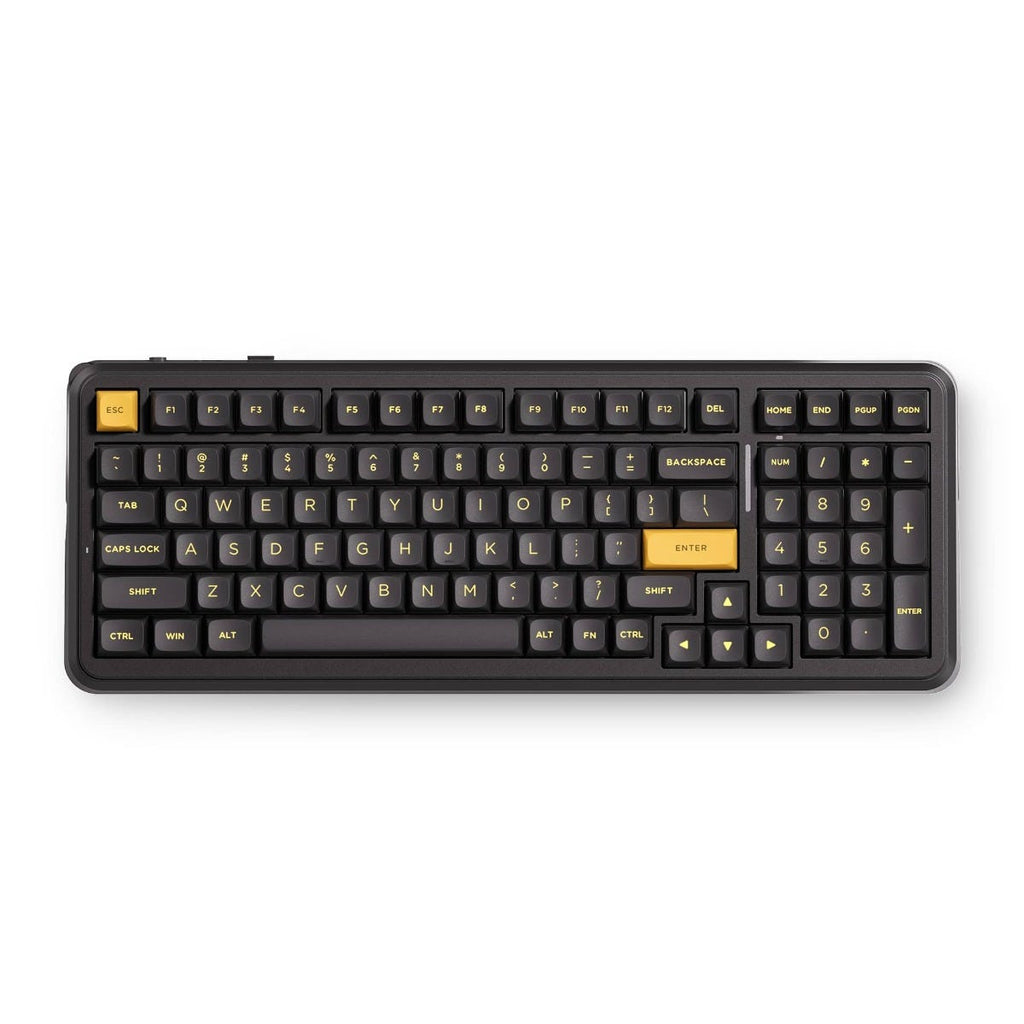 MCHOSE K99 V3 8K RGB Wireless Keyboard (Black Gold) (Icy Creamsicle Switch)