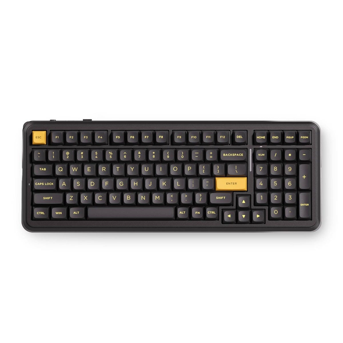 MCHOSE K99 V3 8K RGB Wireless Keyboard (Black Gold) (Icy Creamsicle Switch)