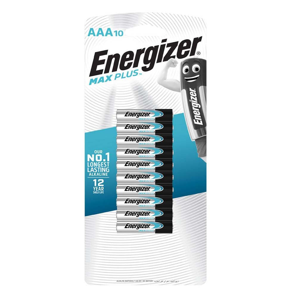 Energizer Max Plus AAA Batteries (10 Pack)