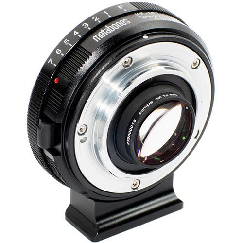 Metabones Nikon G to Micro Four Thirds Speed Booster XL 0.64x (Black Matt)