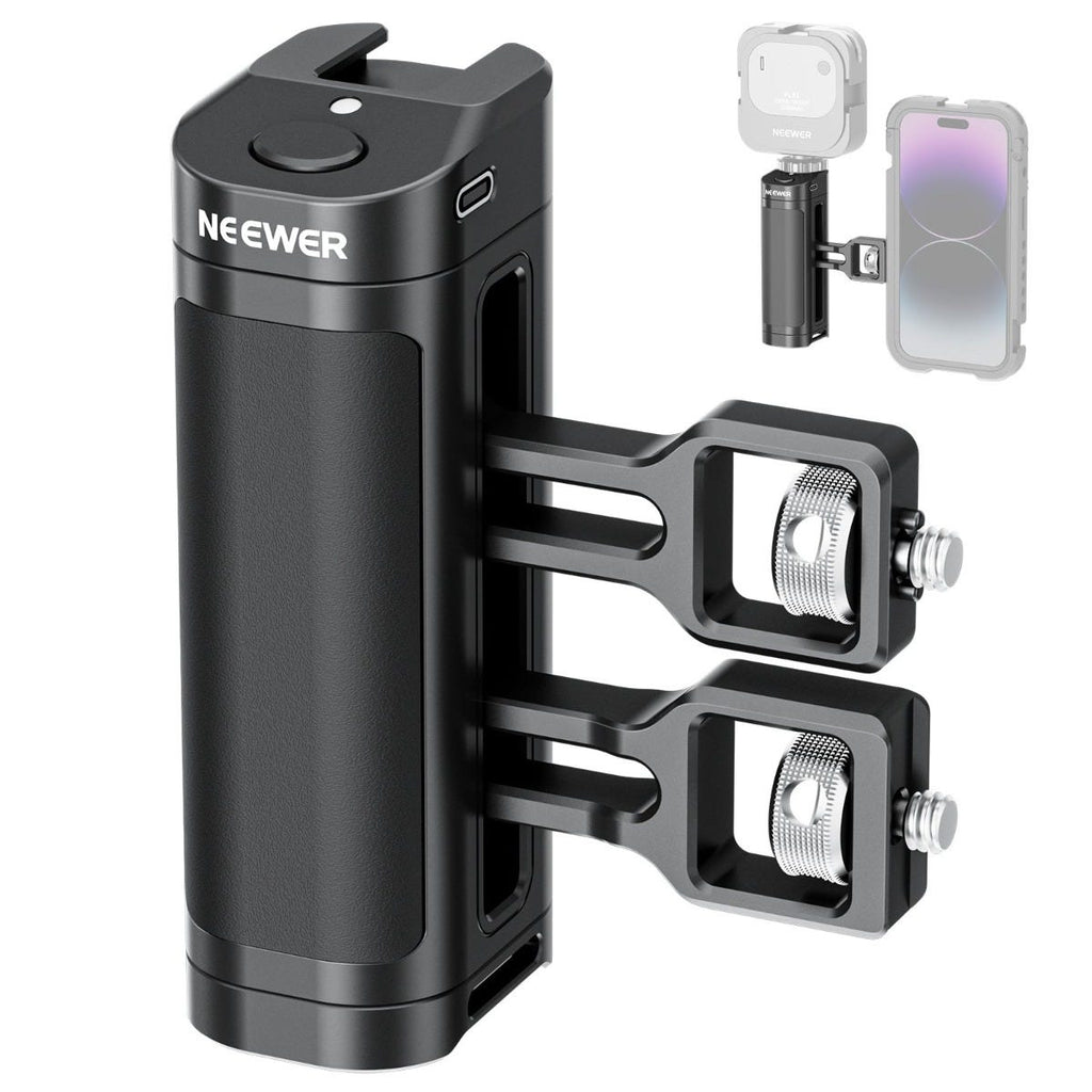 NEEWER PA-005E Side Handle with Wireless Trigger for Phone Cage