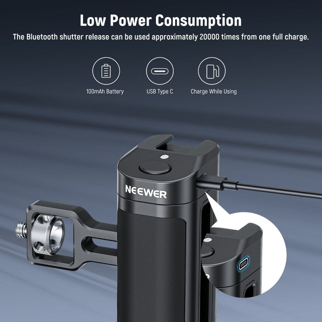 NEEWER PA-005E Side Handle with Wireless Trigger for Phone Cage