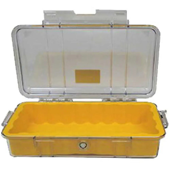 Pelican 1015 Micro Case - Clear Yellow with Yellow Liner