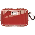 Pelican 1040 Micro Clear Case with Red Liner
