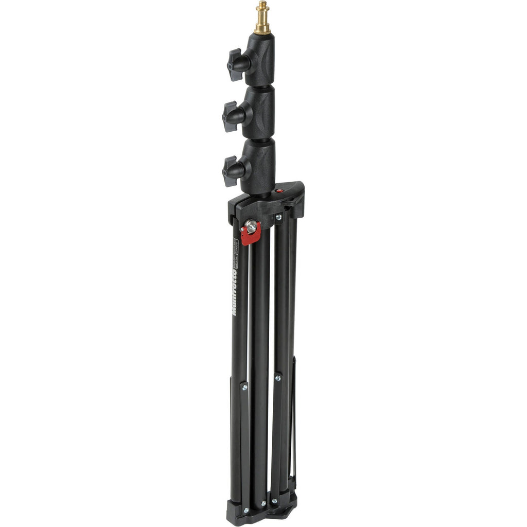 Open Box Manfrotto 1051BAC Mini Compact Light Stand Black Alum Air Cush Stackable