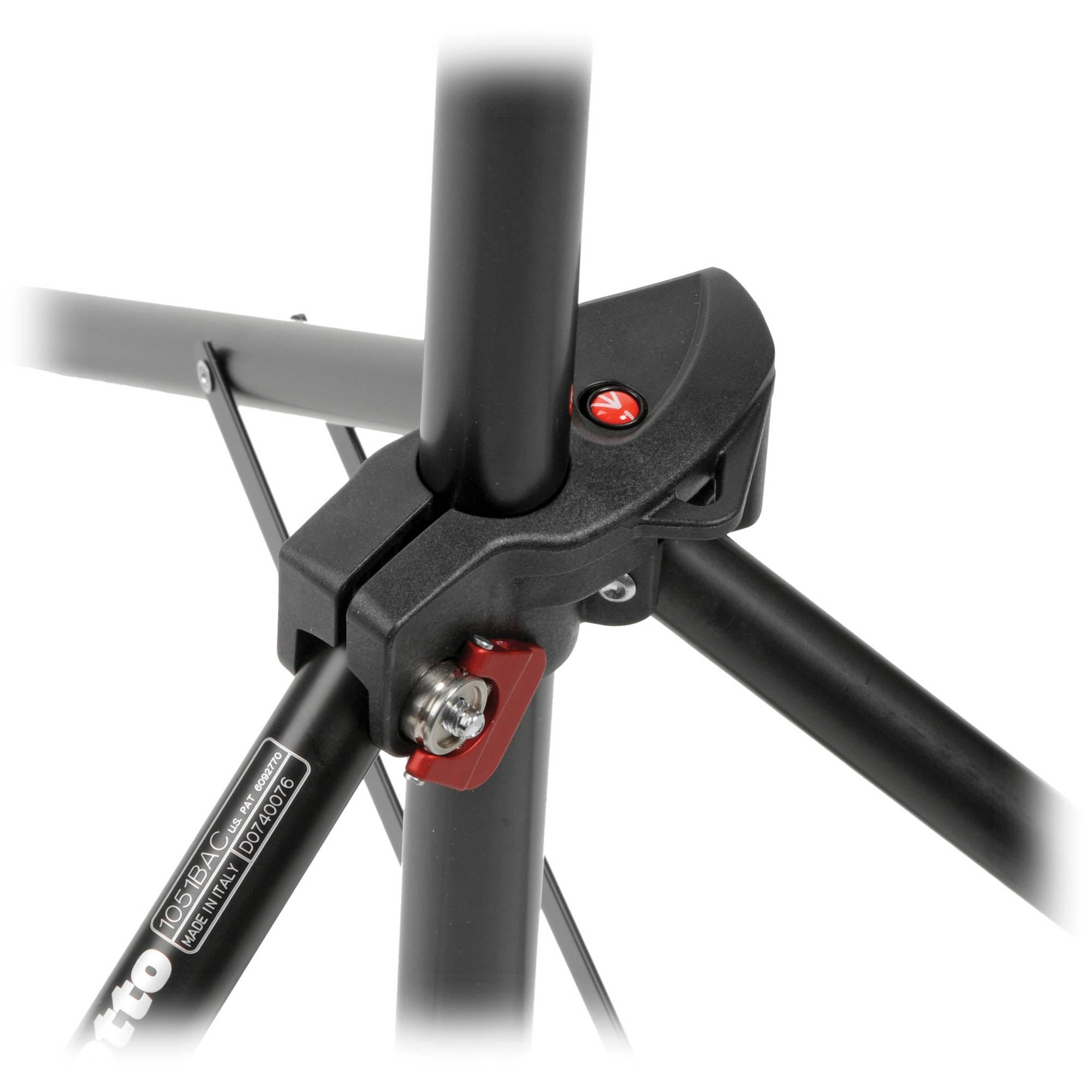 Open Box Manfrotto 1051BAC Mini Compact Light Stand Black Alum Air Cush Stackable